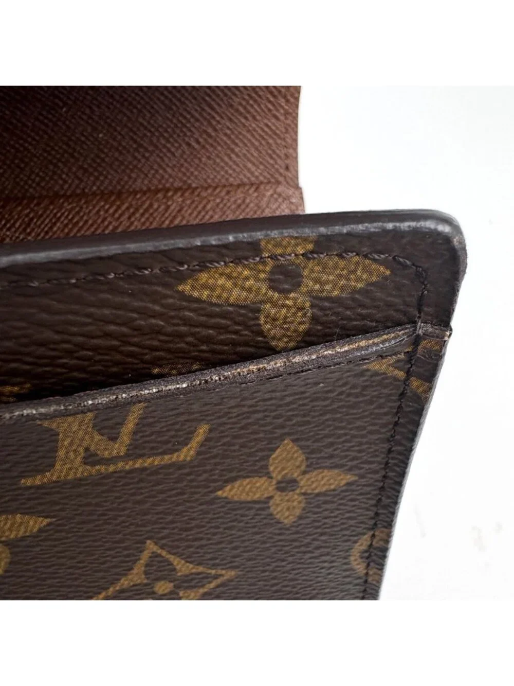 Louis Vuitton Portefeuille Alexandra Trifold Wallet Monogram Brown